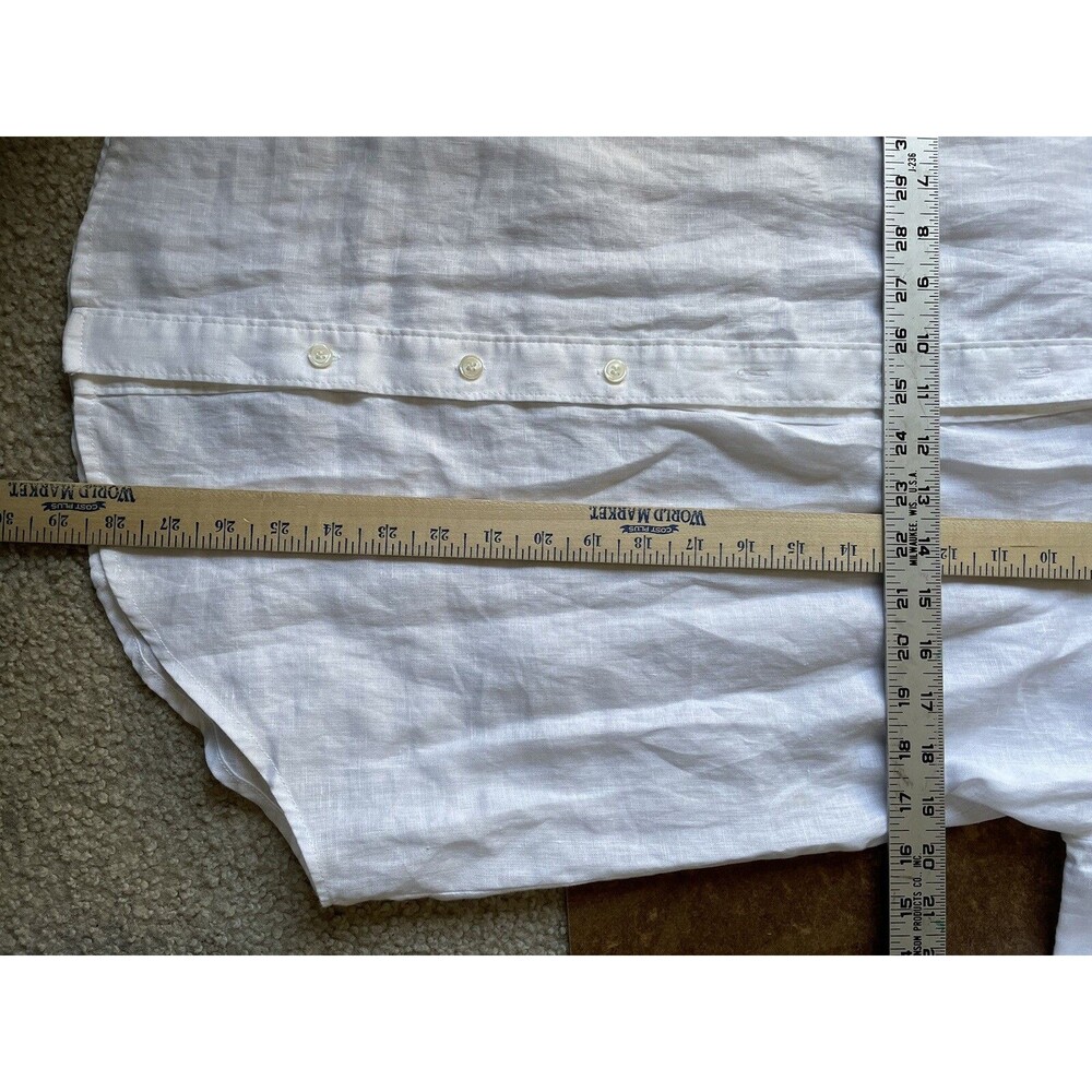 Workshop Republic Clothing 100% Linen Button Up m - Picture 3 of 5